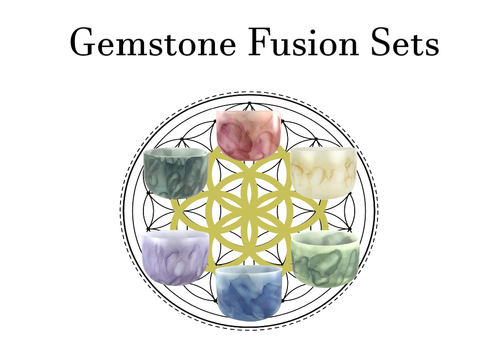 Authentic Gemstone Fusion Bowl Sets